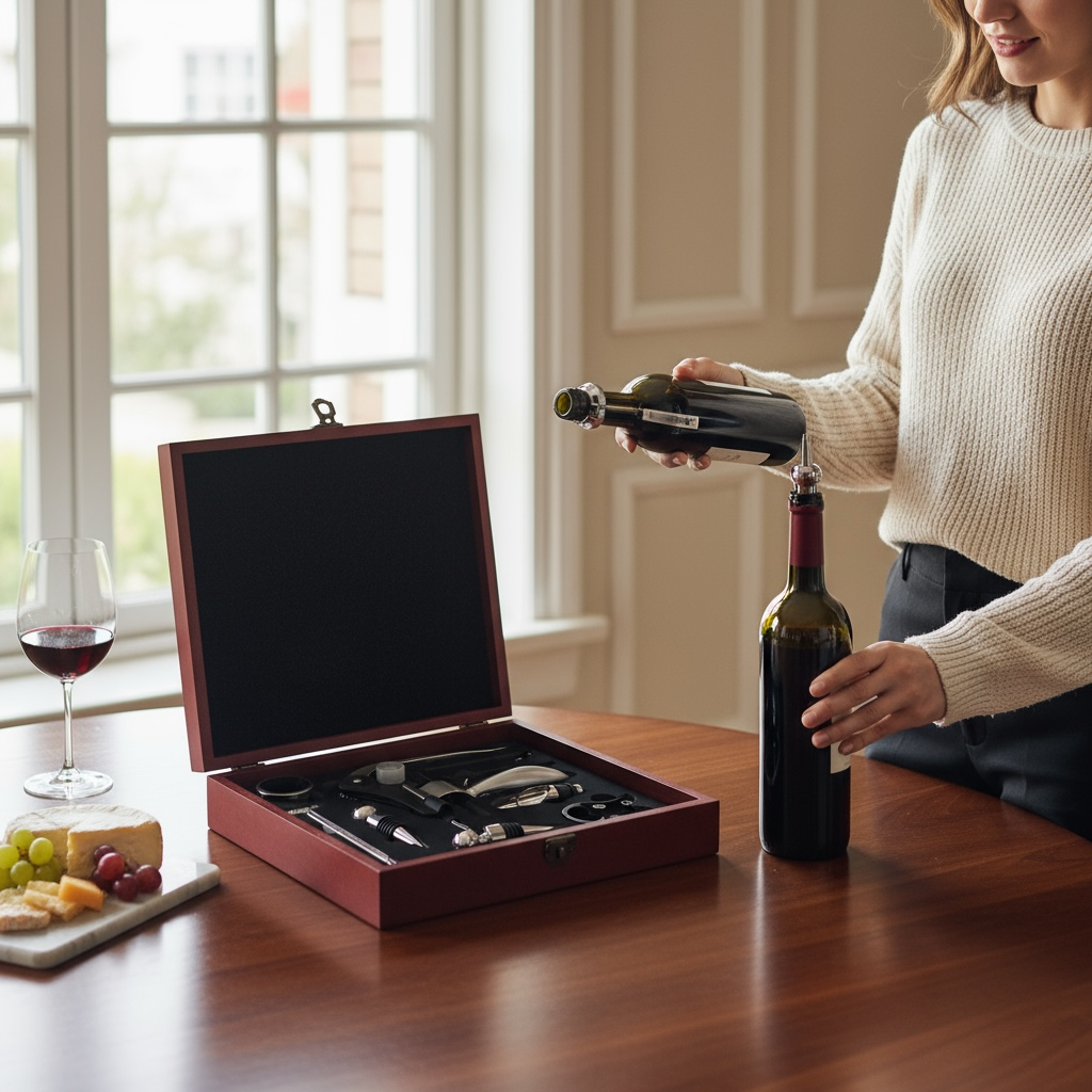 The Executive Wine Collectors 9 Piece Set - Perfect For Any Wine Connoisseur