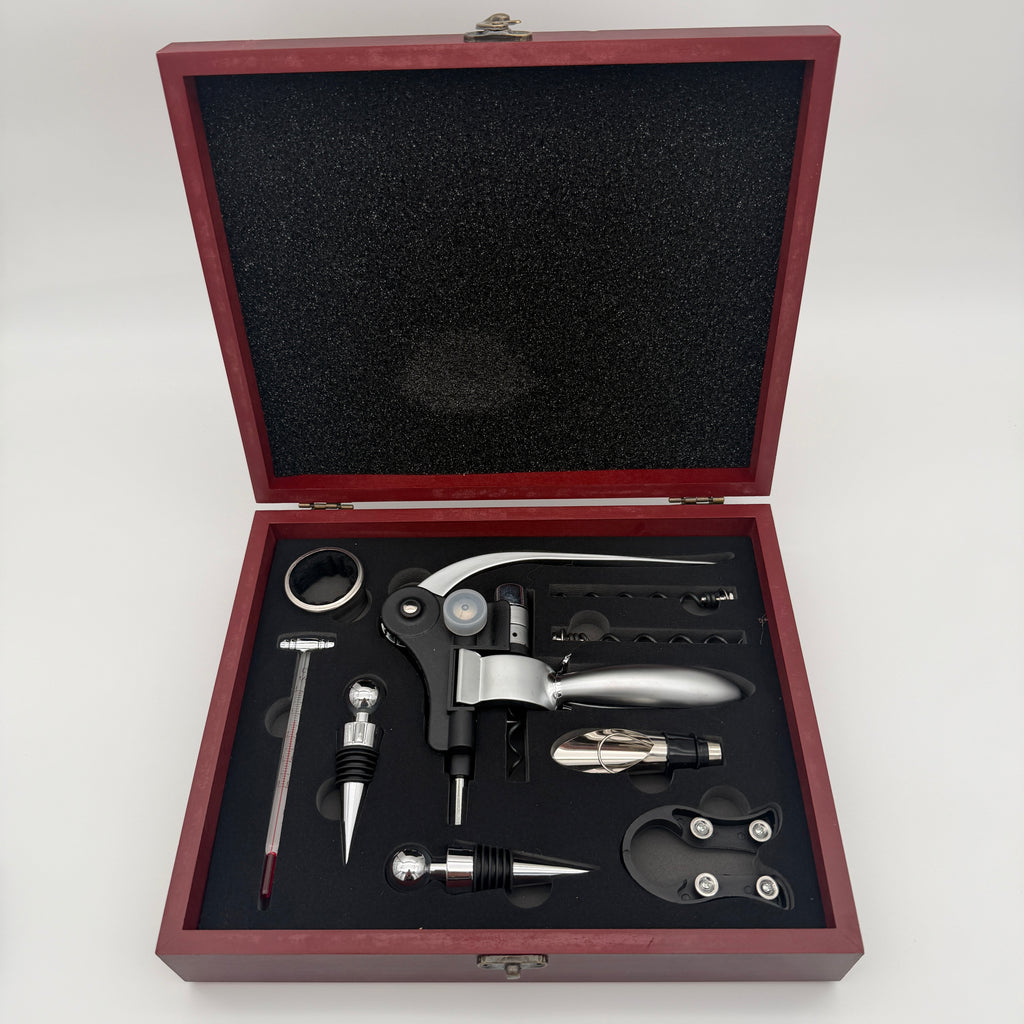 The Executive Wine Collectors 9 Piece Set - Perfect For Any Wine Connoisseur