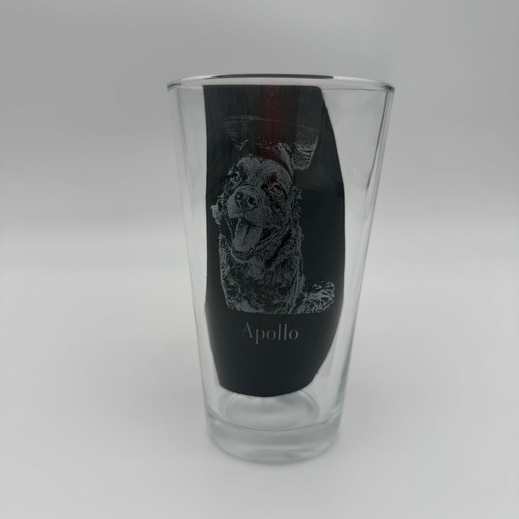 Personalized 16 oz Pint Glass - Perfect for Any Beverage