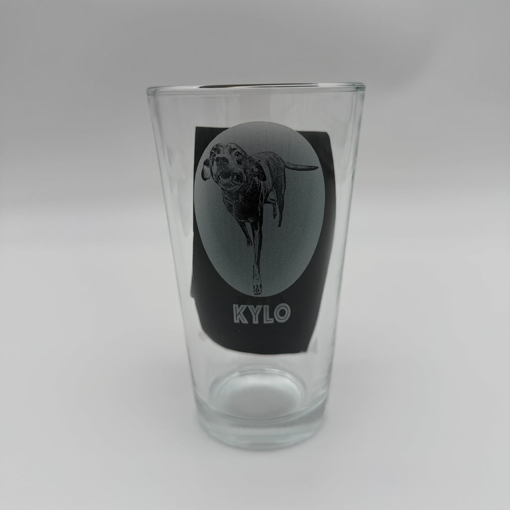 Personalized 16 oz Pint Glass - Perfect for Any Beverage