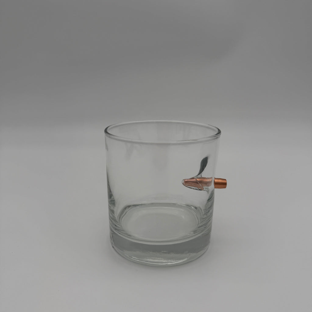 Custom BenShot .308 11 oz Rocks Glass - Unique Personalized Gift for Whiskey Lovers