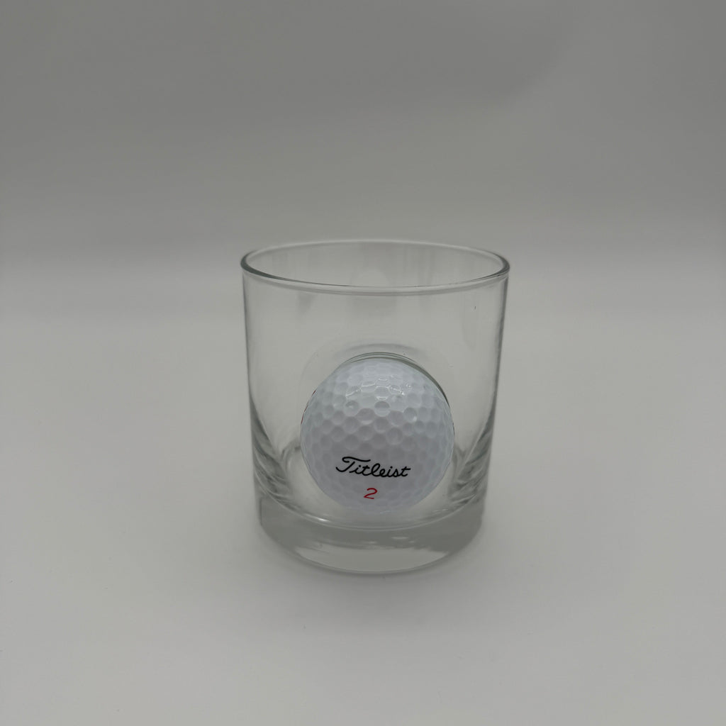 BenShot Golf Ball 11 oz Rocks Glass - The Ideal Personalized Gift for Golf Enthusiasts