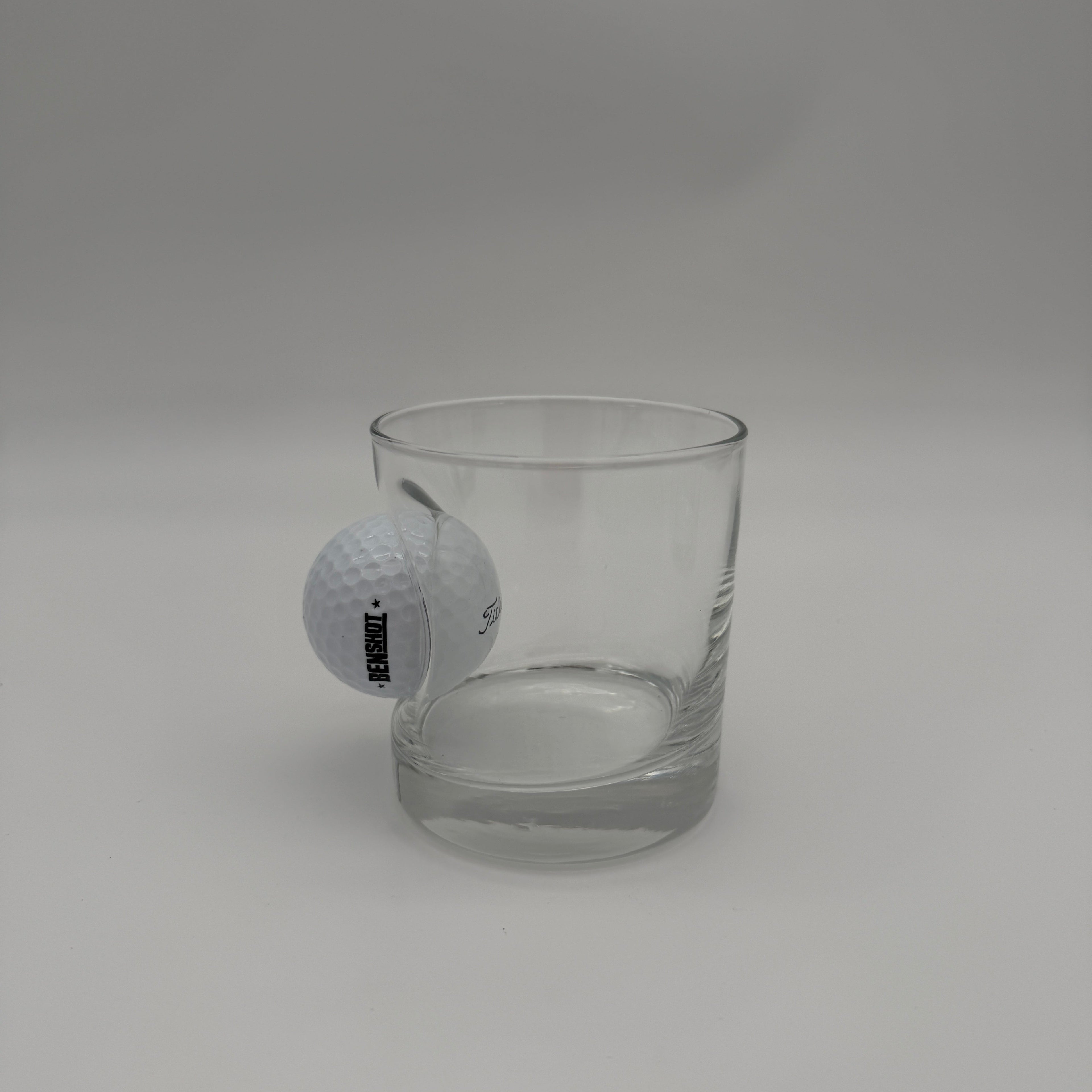 BenShot Golf Ball 11 oz Rocks Glass - The Ideal Personalized Gift for Golf Enthusiasts