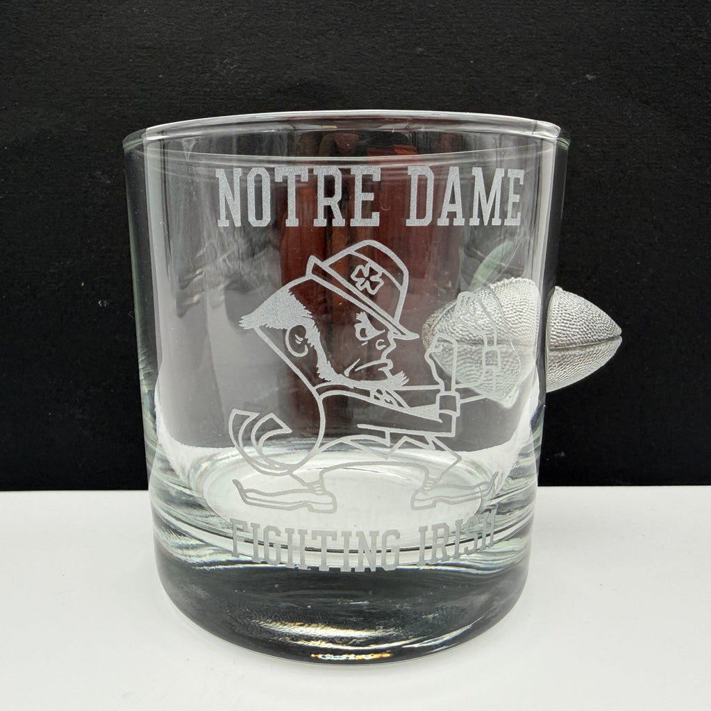Custom BenShot Football 11 oz Rocks Glass - Perfect Personalized Gift for Sports Fans