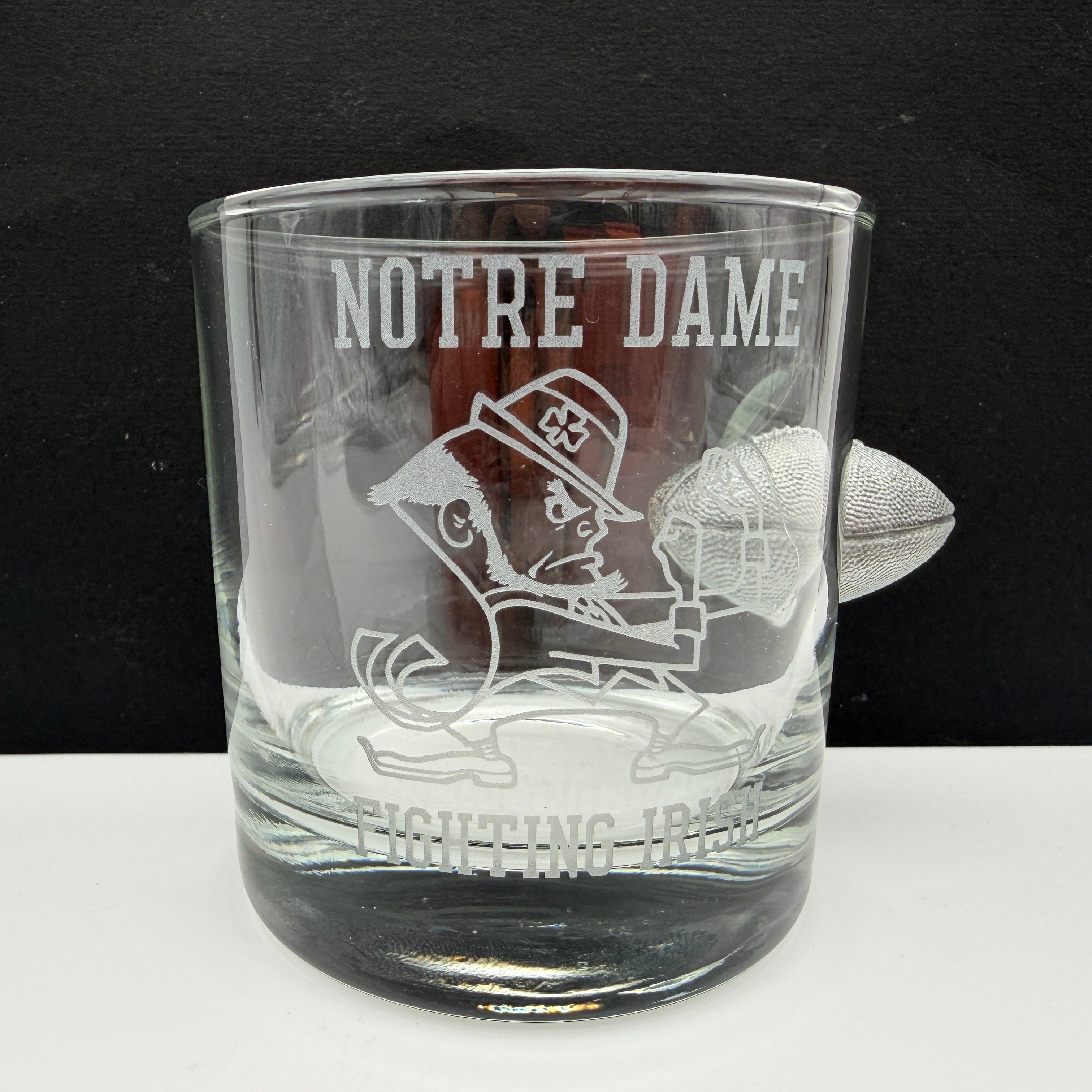 Custom BenShot Football 11 oz Rocks Glass - Perfect Personalized Gift for Sports Fans