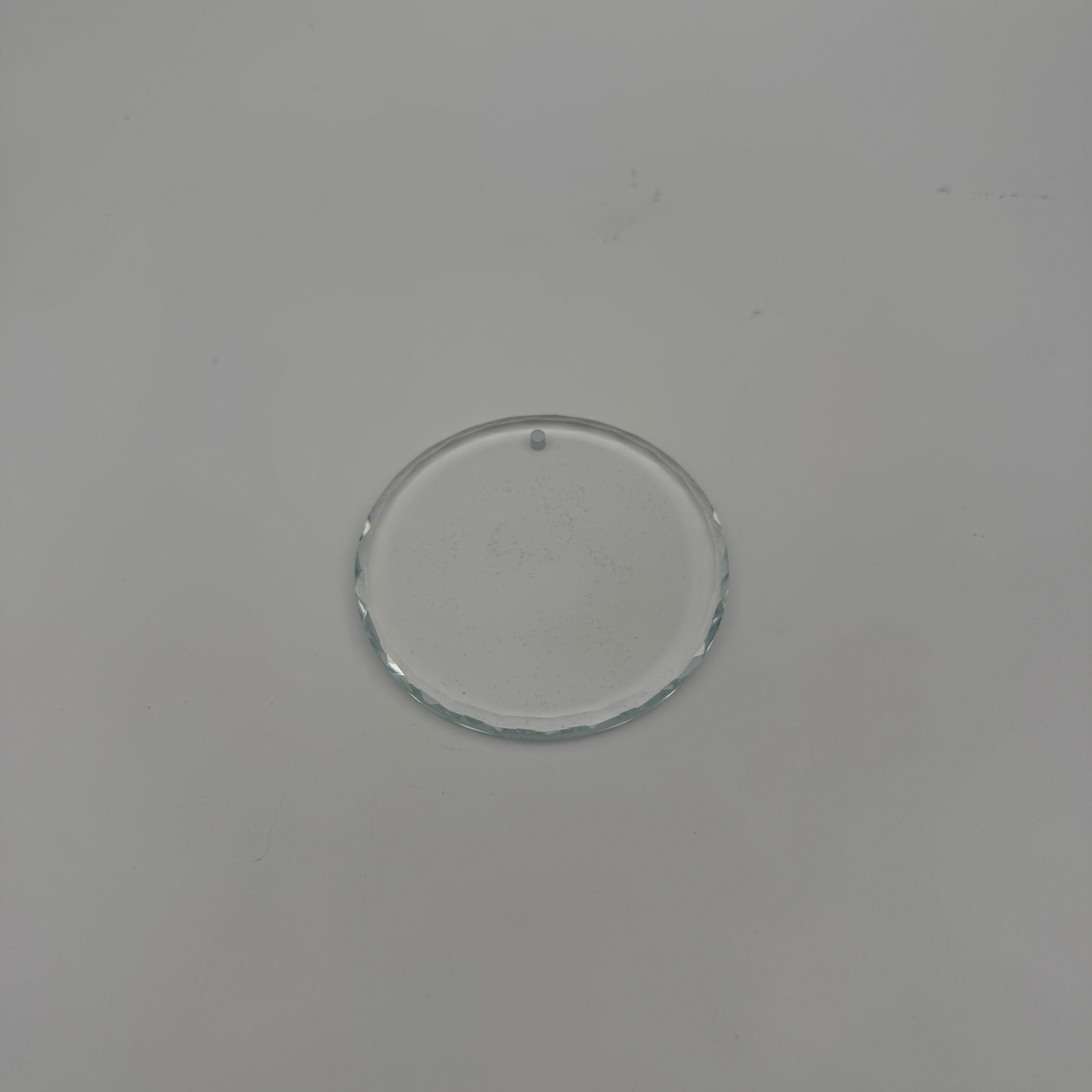 Custom 3" Crystal Round Faceted Ornament - Personalized Elegance for Every Occasion