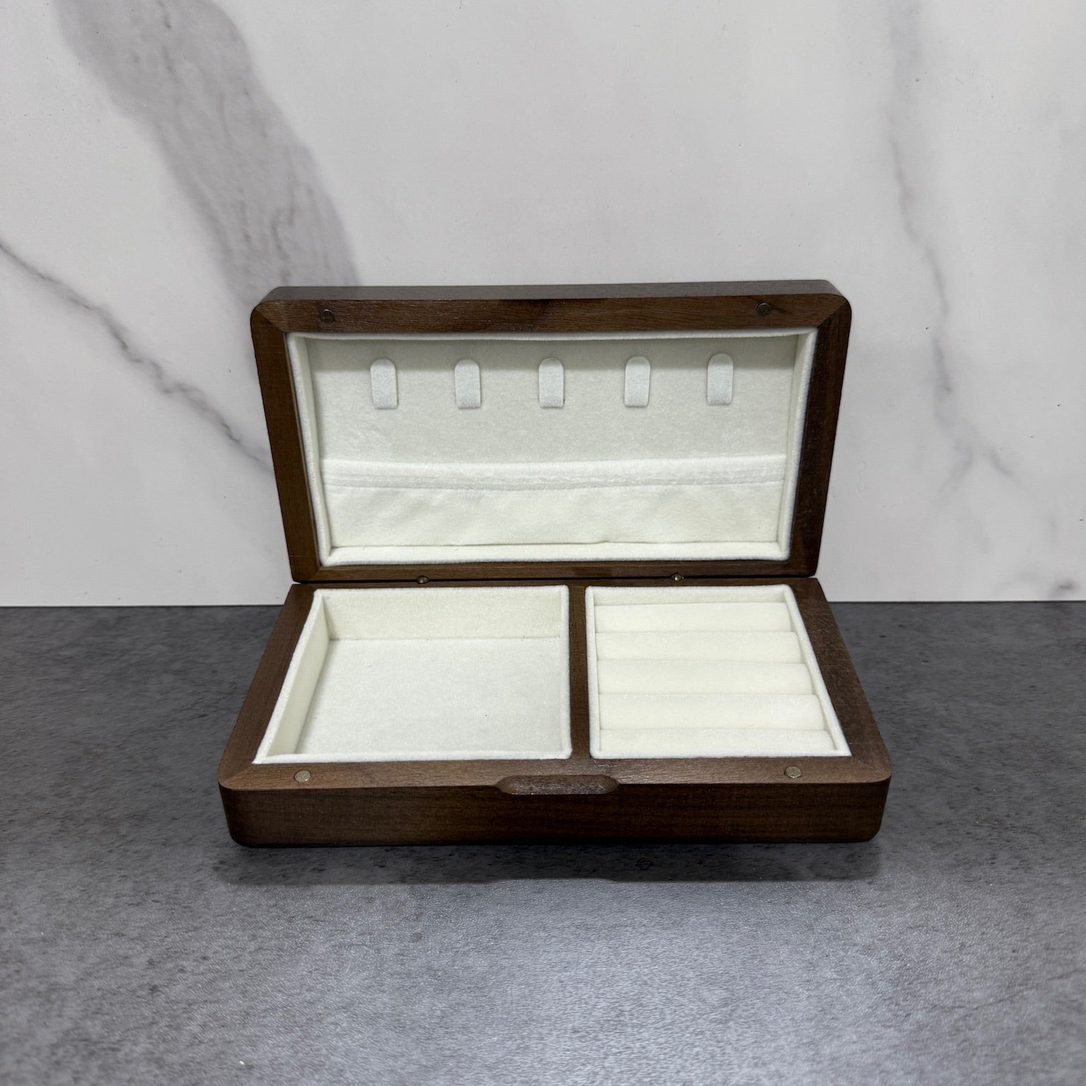 Personalized Walnut Jewelry Box - Timeless Design For Your Jewelry Collection