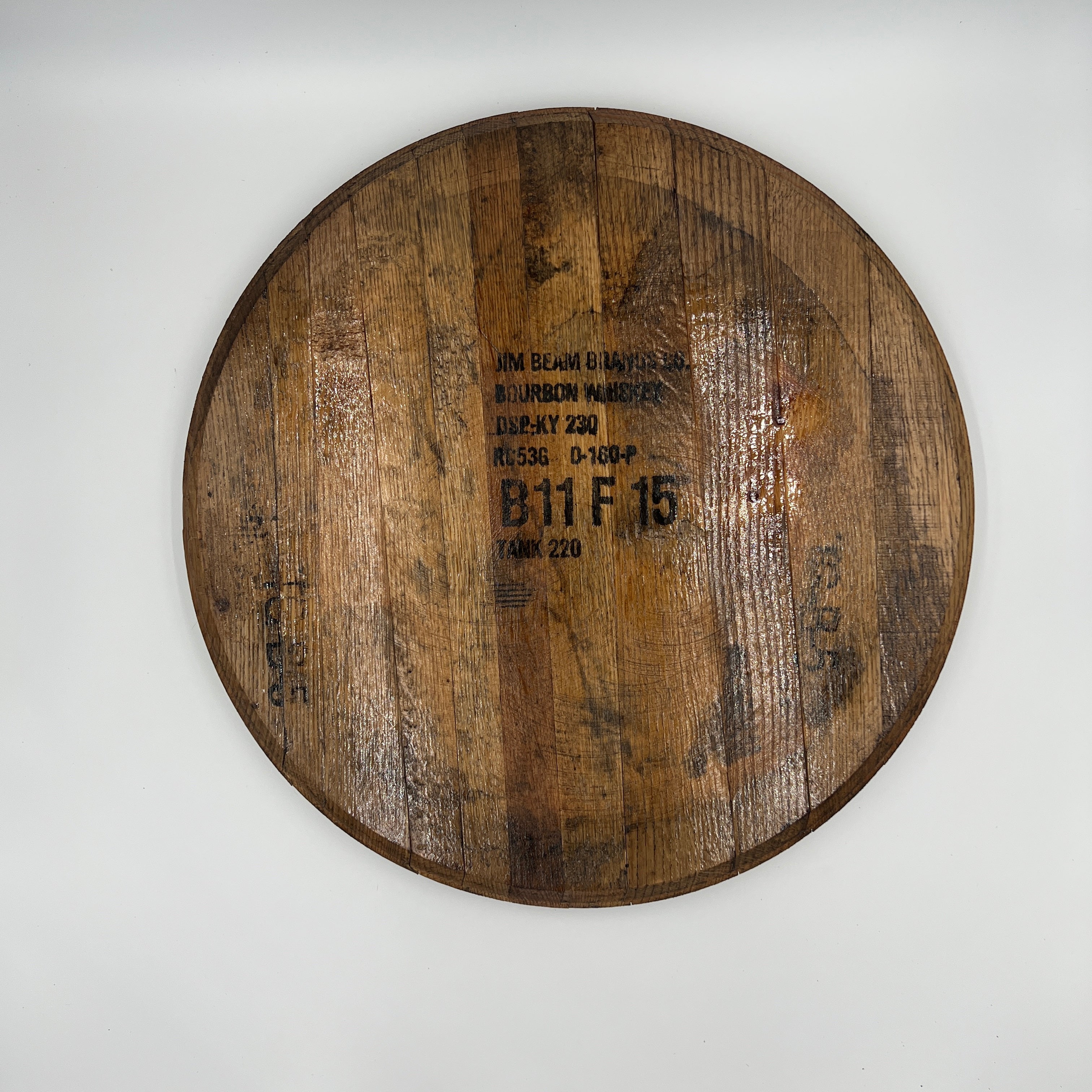 Custom 21" Whiskey Barrel Head Sign – Authentic & Personalized