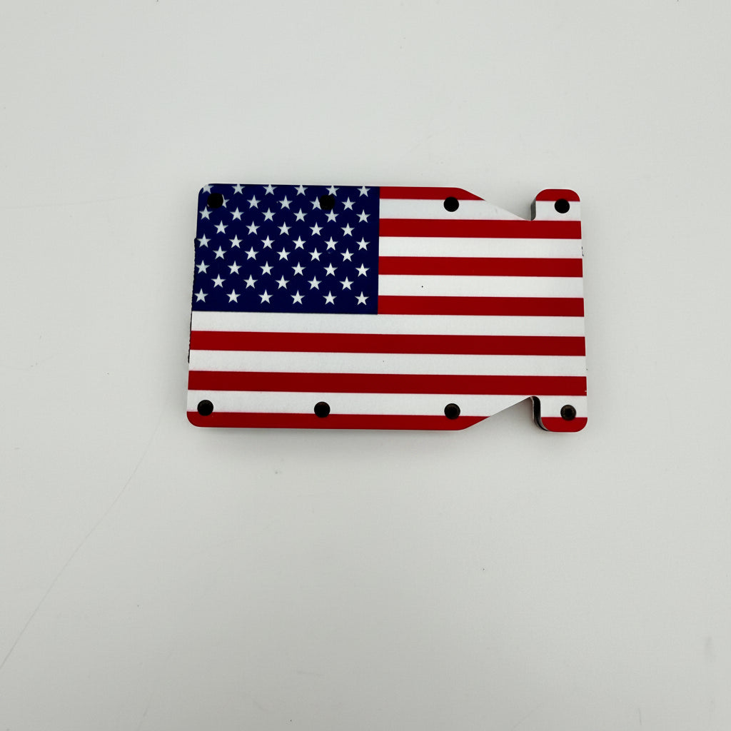 Minimalist RFID Wallet - Double Notch with Money Clip