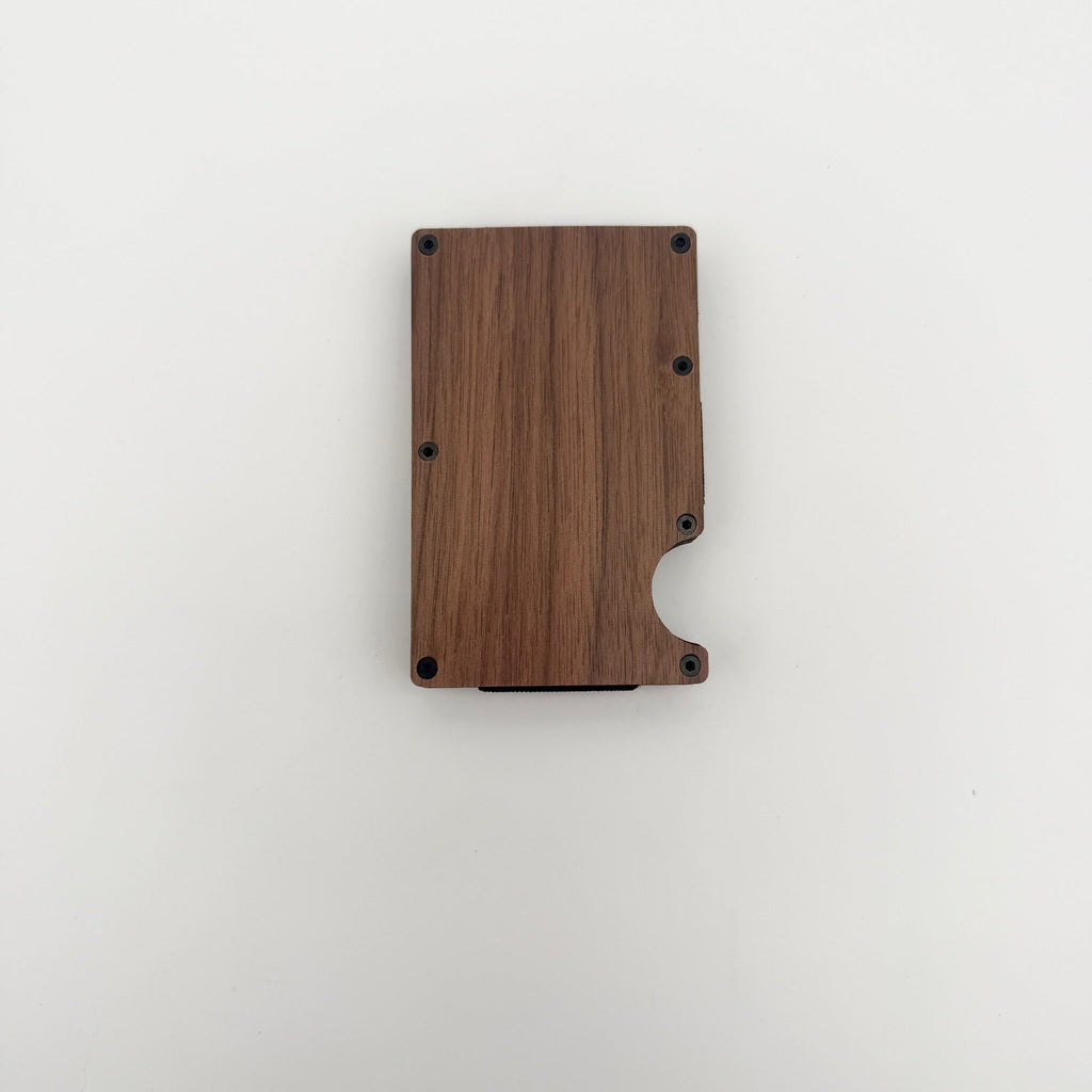 Minimalist RFID Wallet - Wood with Money Clip