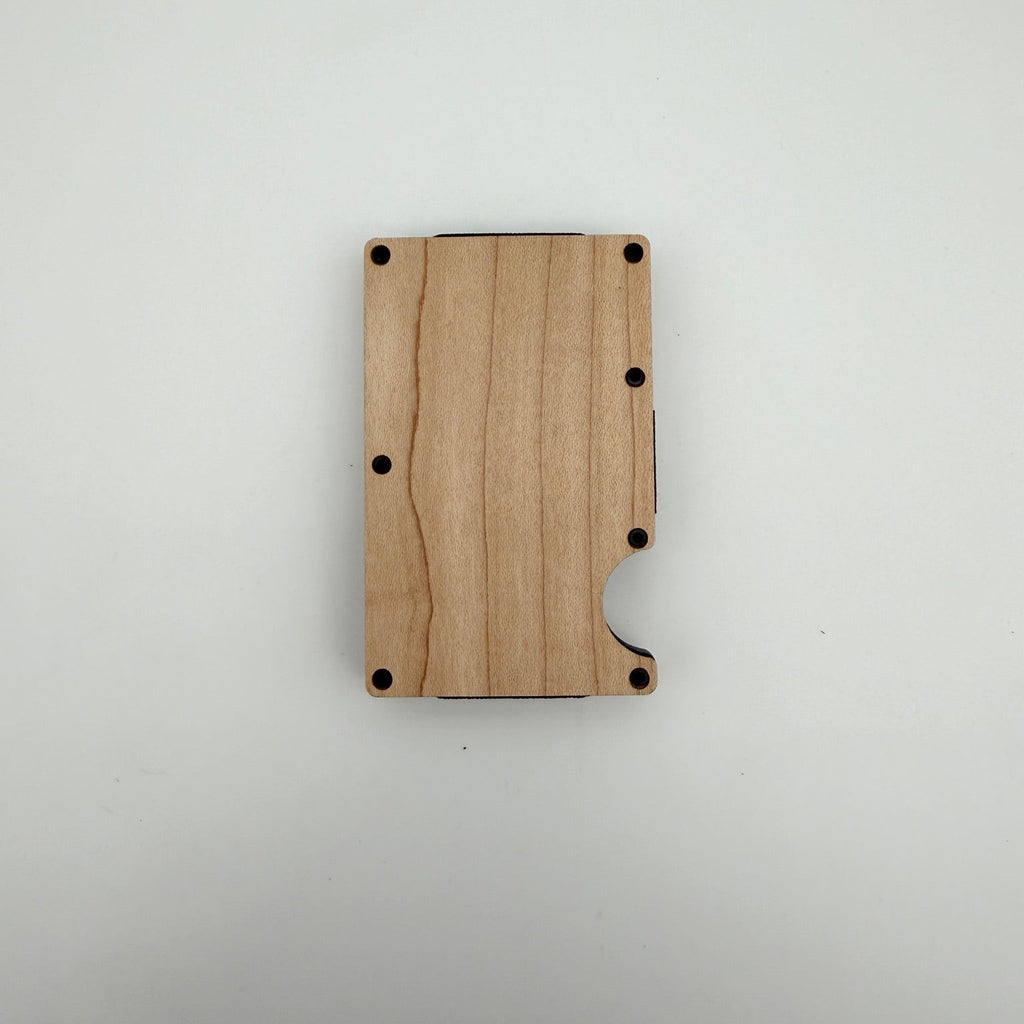 Minimalist RFID Wallet - Wood with Money Clip