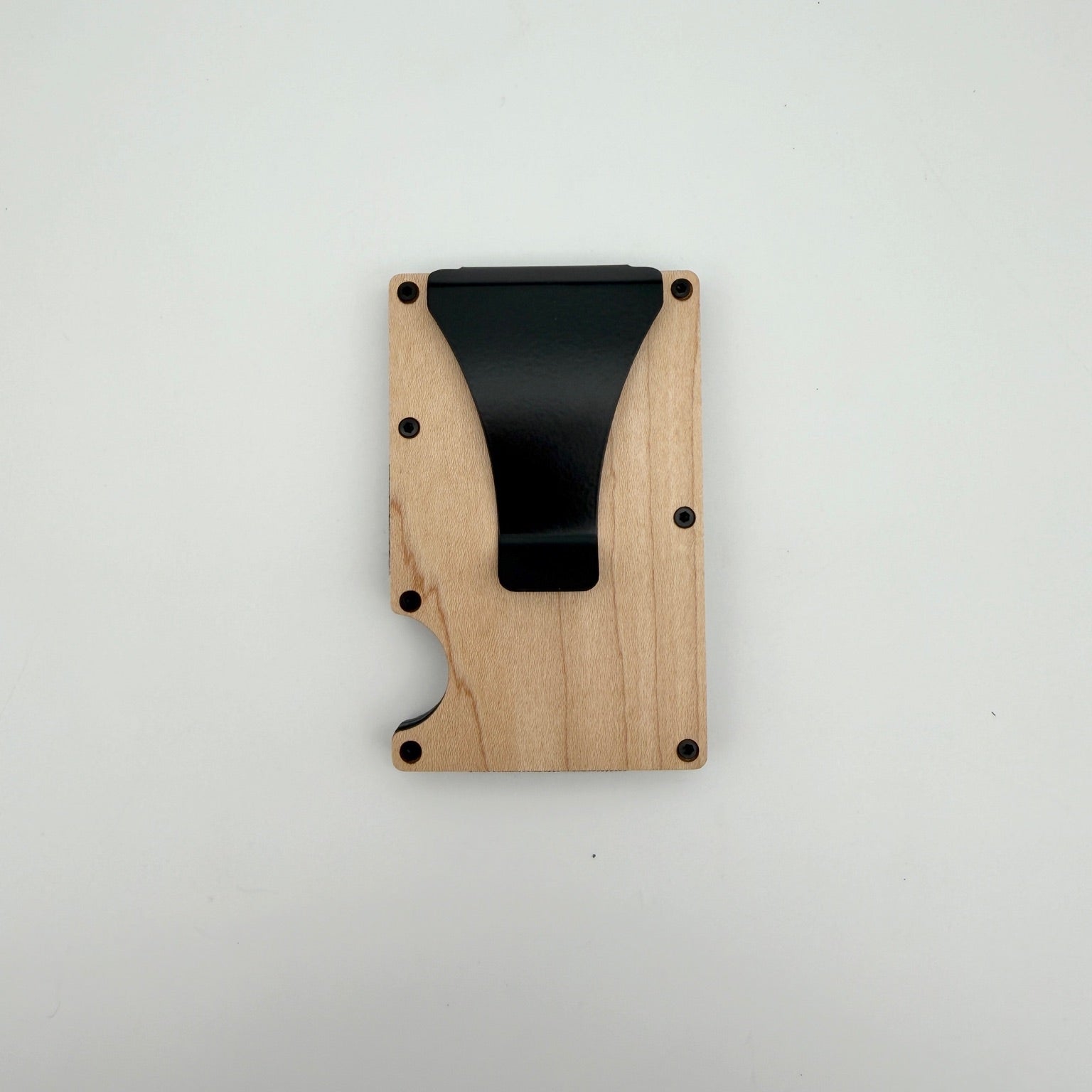 Minimalist RFID Wallet - Wood with Money Clip