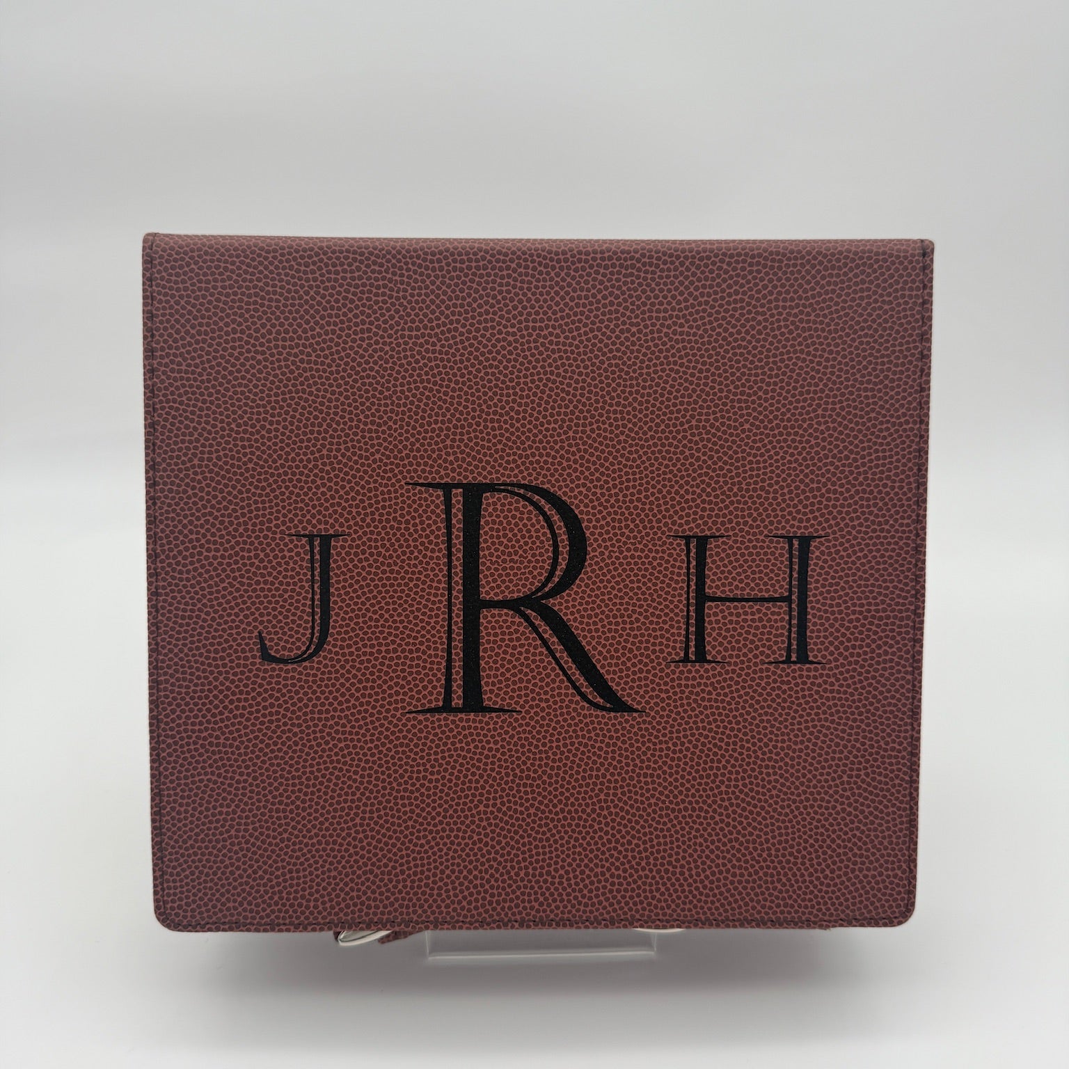 Custom Football Leatherette Poker Chip Set - Perfect For Game Day