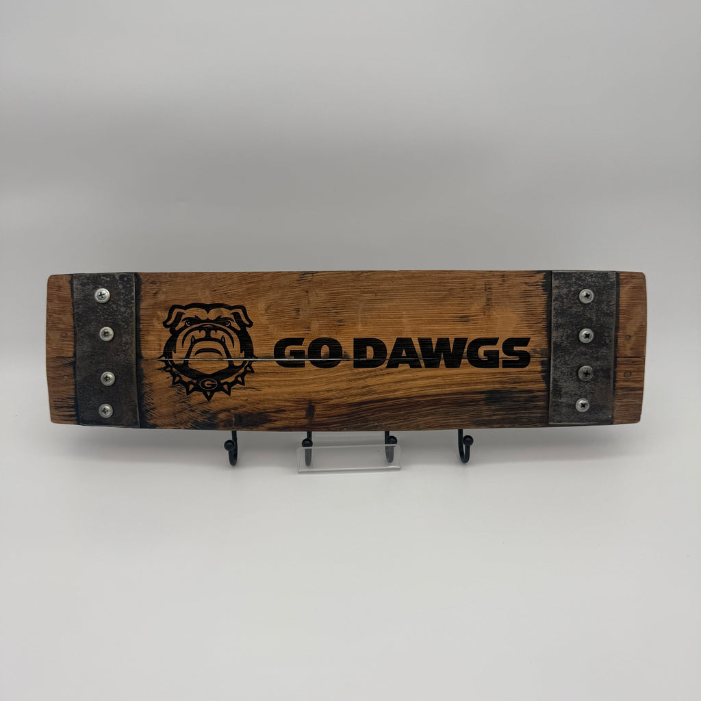 Custom Barrel Stave Key Holder - Rustic Charm For Your Home