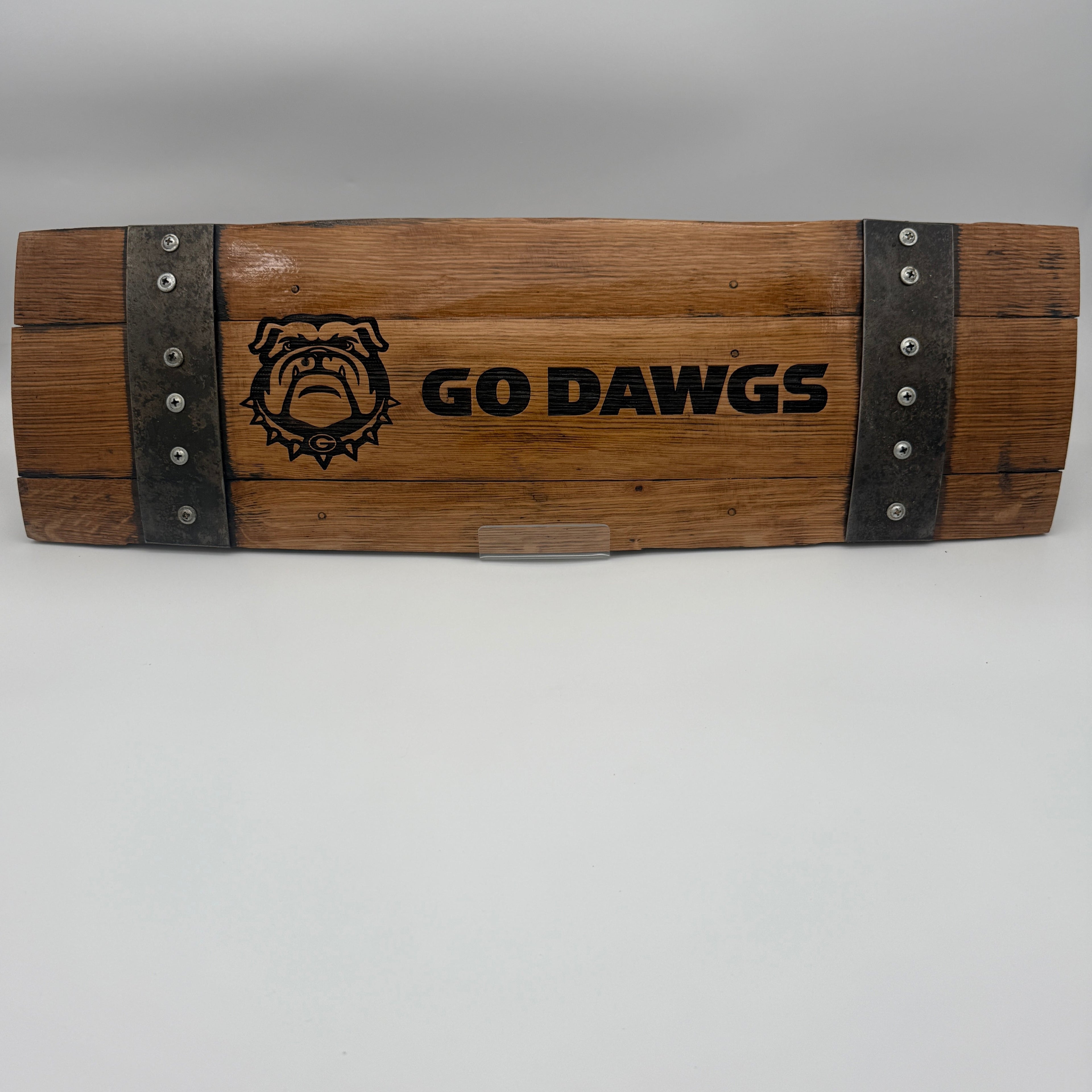 Personalized 28" Whiskey Barrel Stave Sign - Tailored Rustic Charm For Any Space