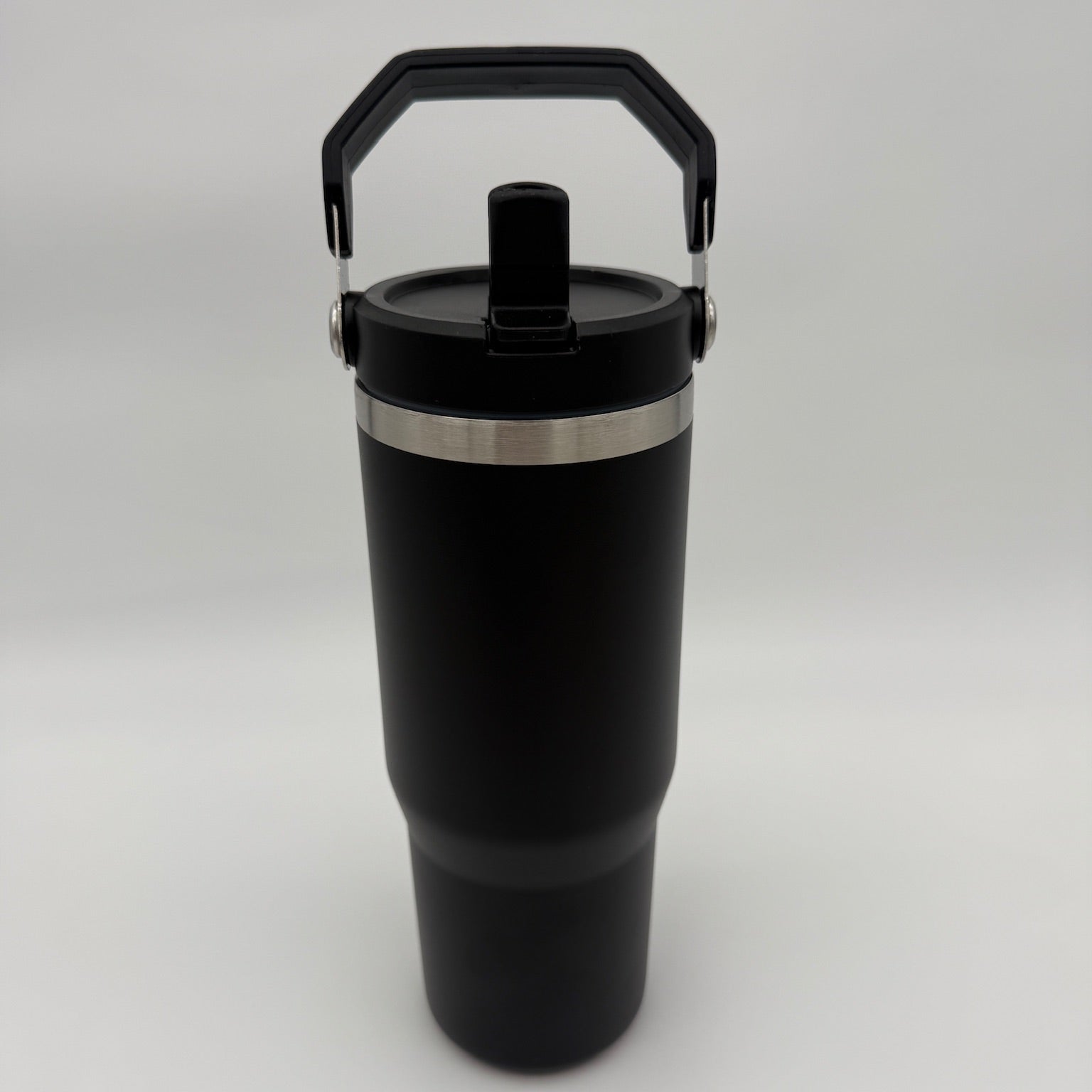 Personalized Black 30oz Water Bottle With Sip Lid And Handle - Perfect For Active Lifestyles