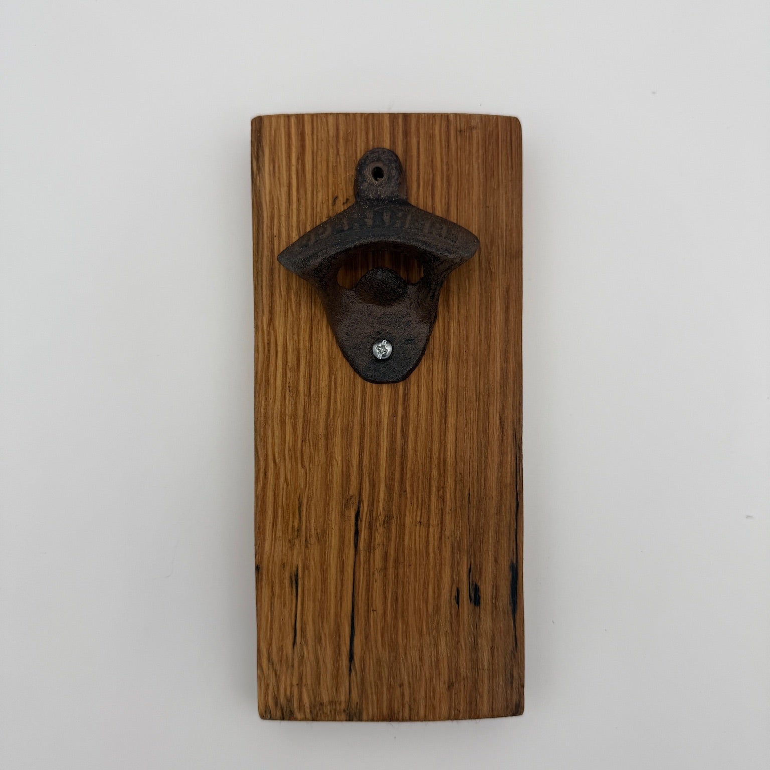Custom Barrel Stave Bottle Opener - Unique Rustic Accessory For Your Bar