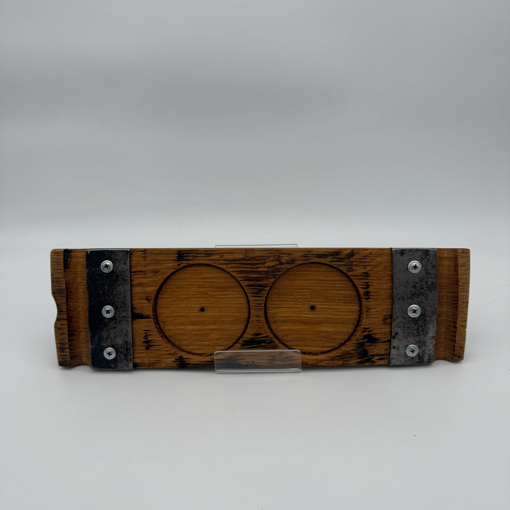 Custom Double Hole Coaster and Cigar Holder - Perfect For Cigar Lovers