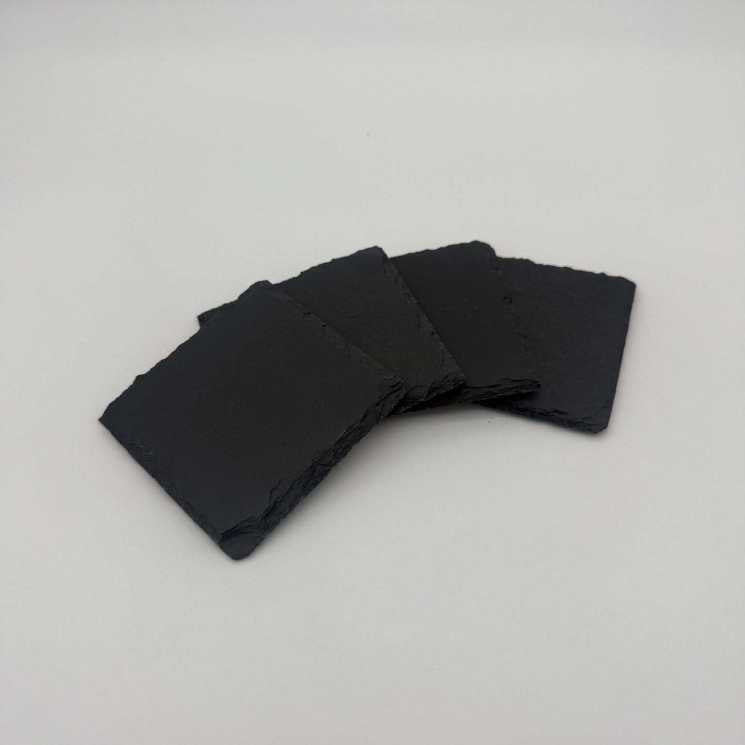 Engraved Slate Coaster Set (4) - Unique And Stylish Drinkware Accessory