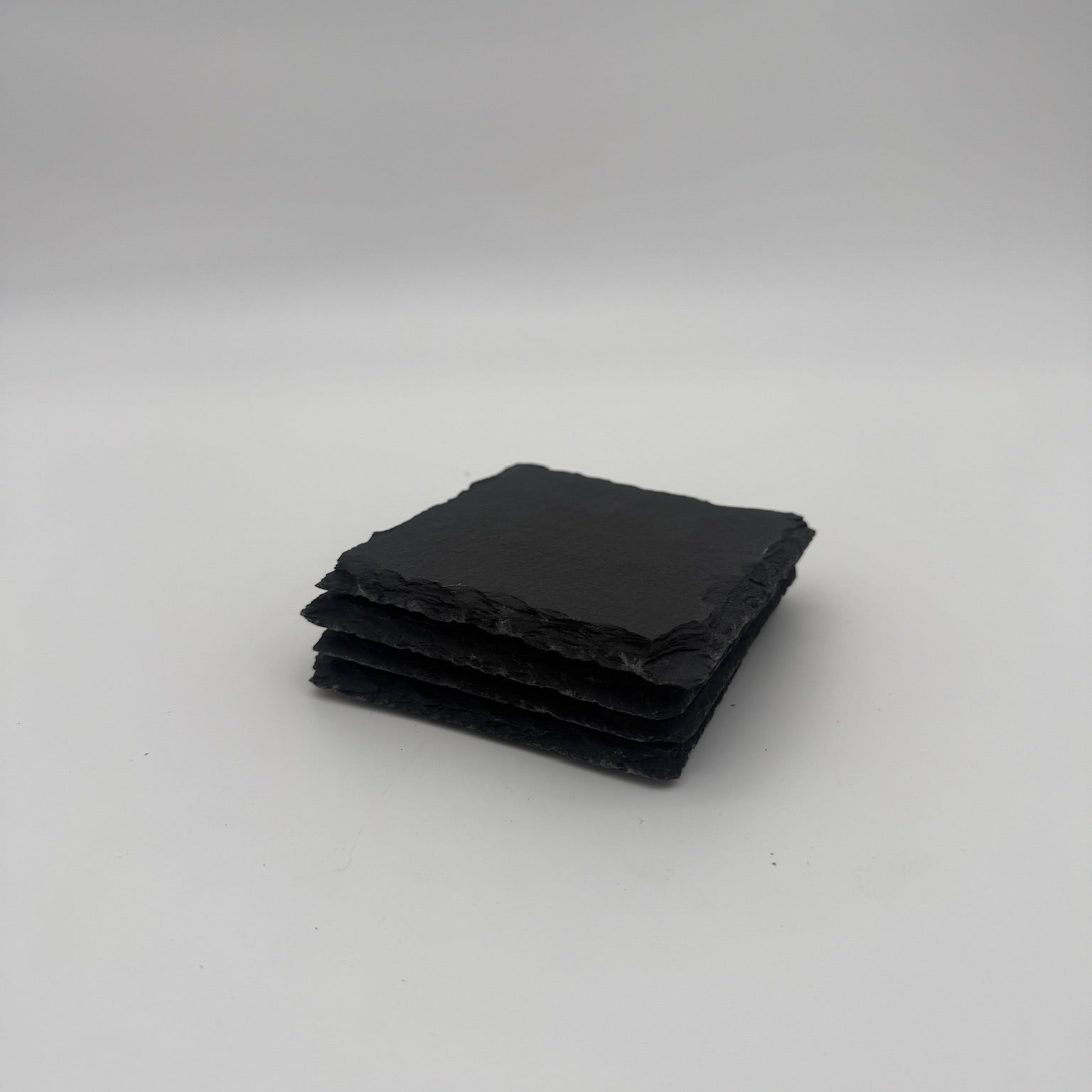 Engraved Slate Coaster Set (4) - Unique And Stylish Drinkware Accessory