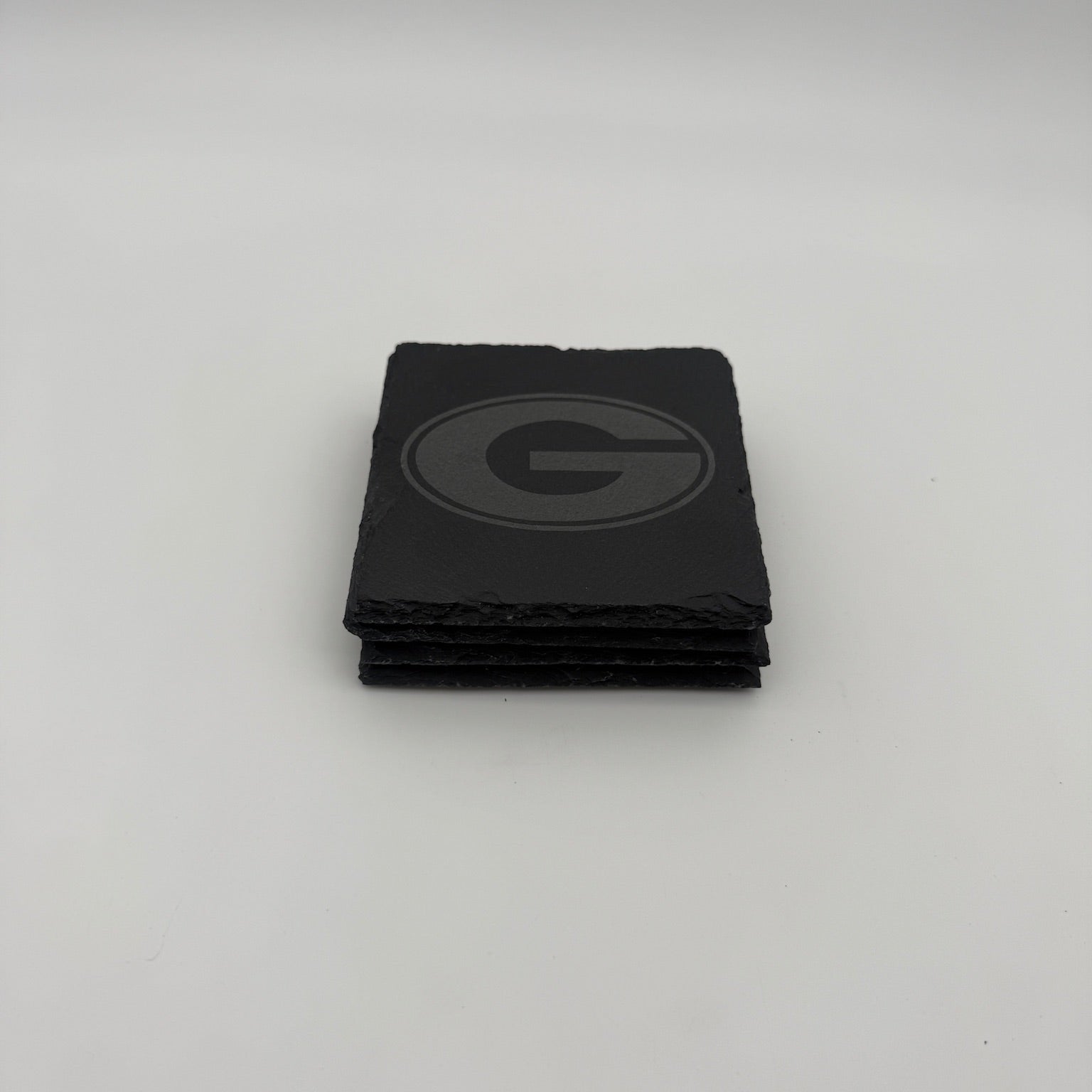 Engraved Slate Coaster Set (4) - Unique And Stylish Drinkware Accessory