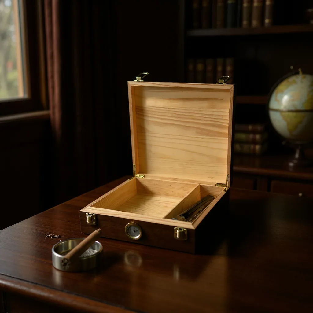 Personalized Cigar Humidor Box - Customizable Design For Cigar Lovers