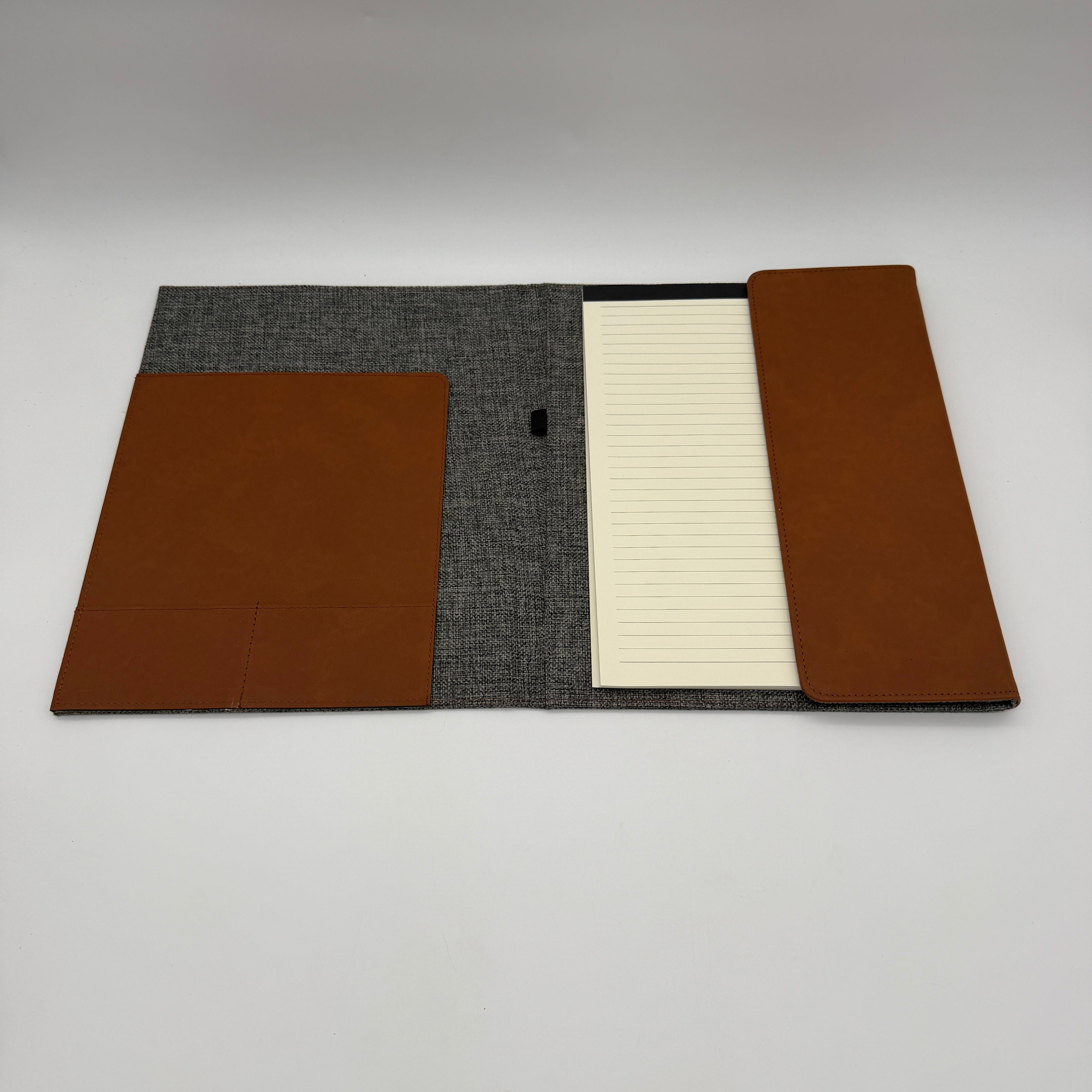 Leatherette Portfolio with Lined Pages