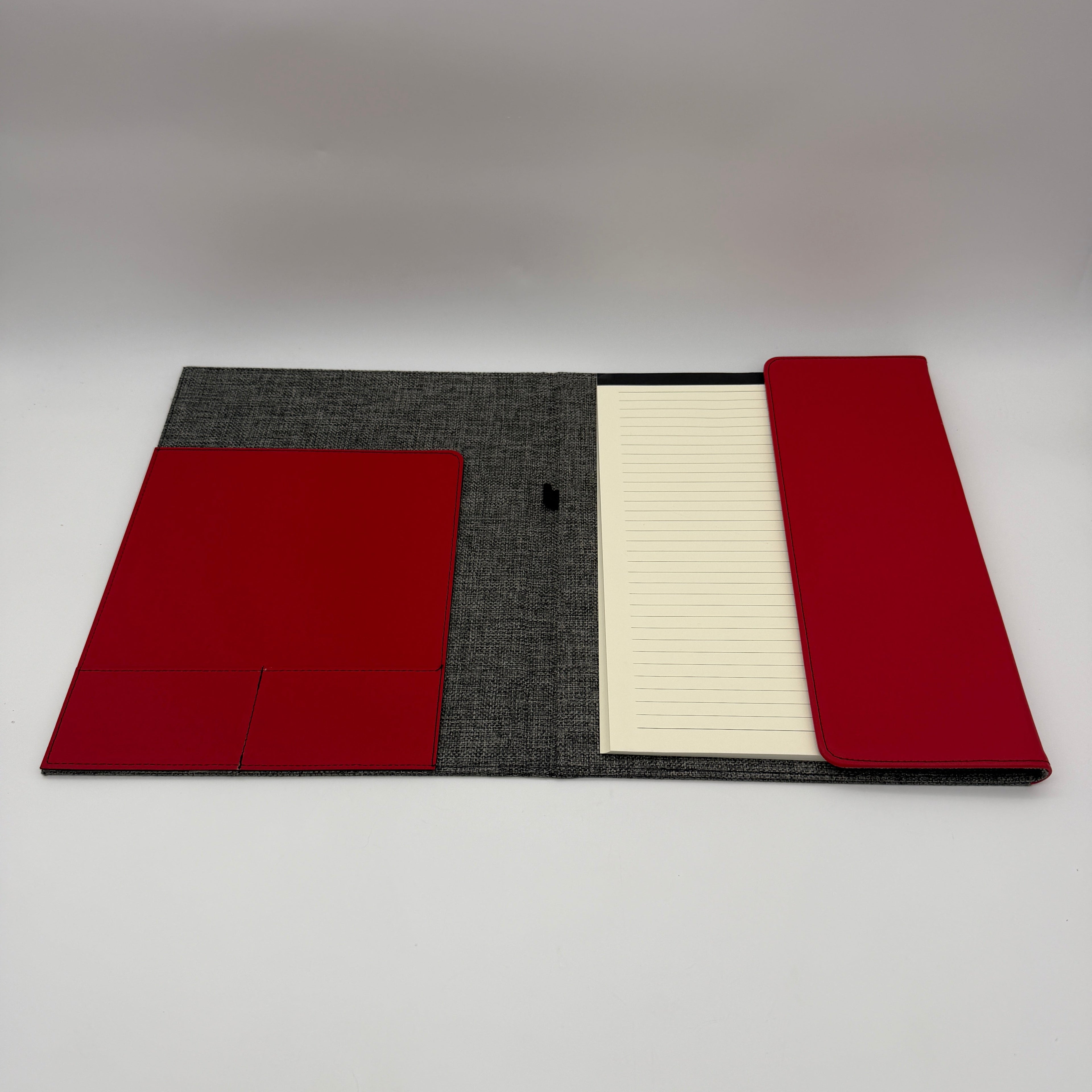 Leatherette Portfolio with Lined Pages
