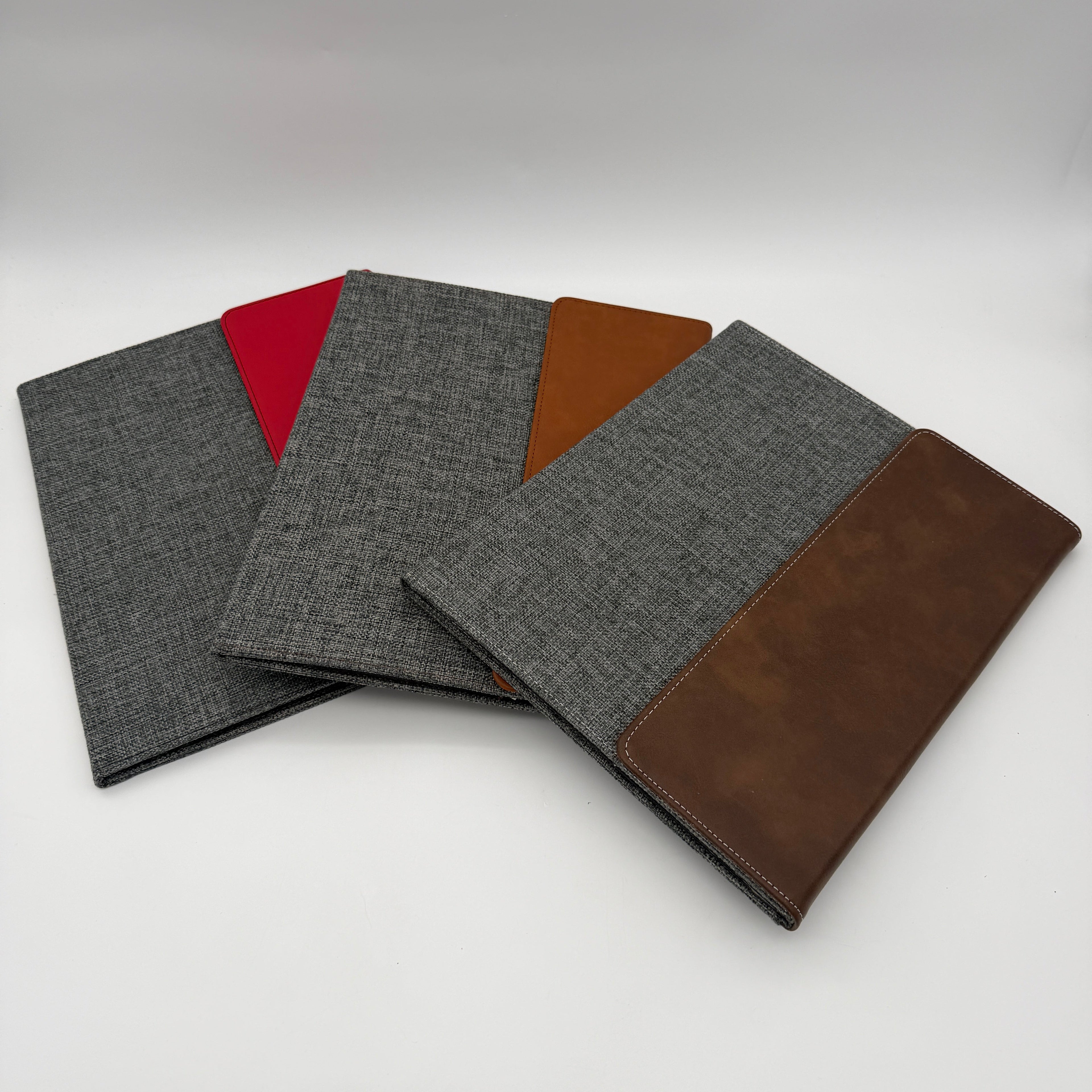 Leatherette Portfolio with Lined Pages