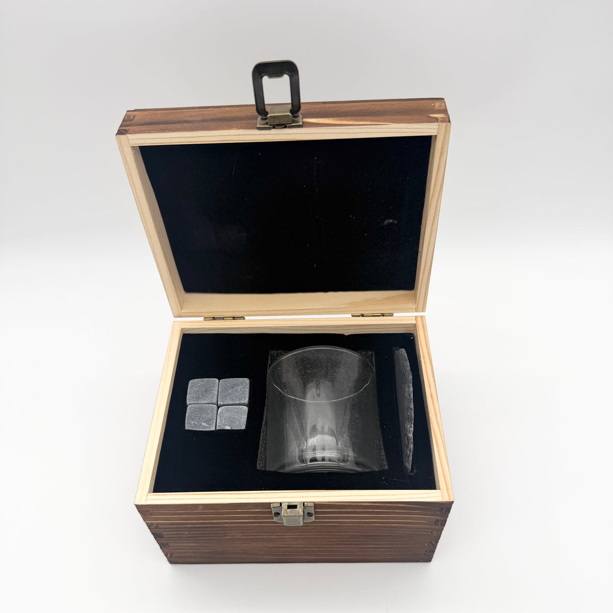 Single Whiskey Glass & Coaster Box Set - Customizable Gift Set For Every Occasion