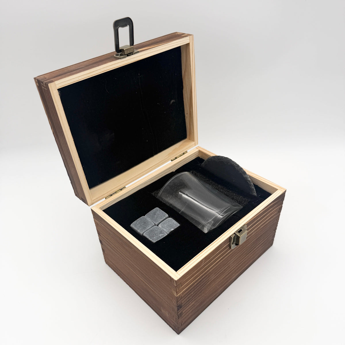 Single Whiskey Glass & Coaster Box Set - Customizable Gift Set For Every Occasion