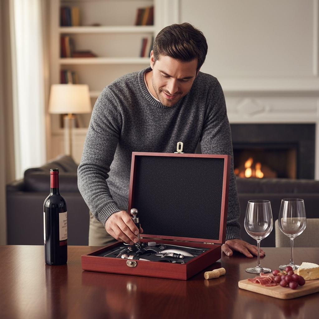 The Executive Wine Collectors 9 Piece Set - Perfect For Any Wine Connoisseur