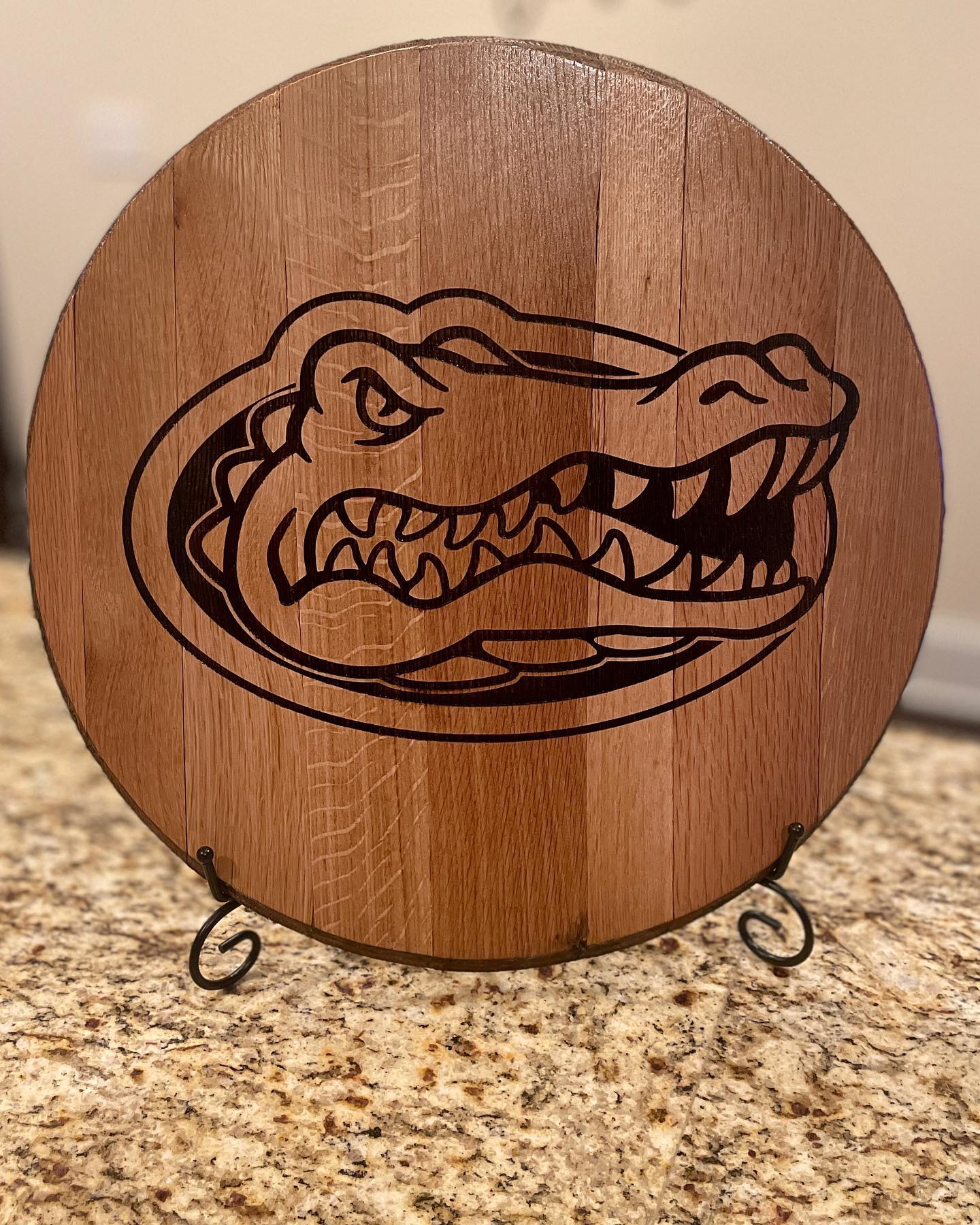 Gators Bourbon Barrel Head