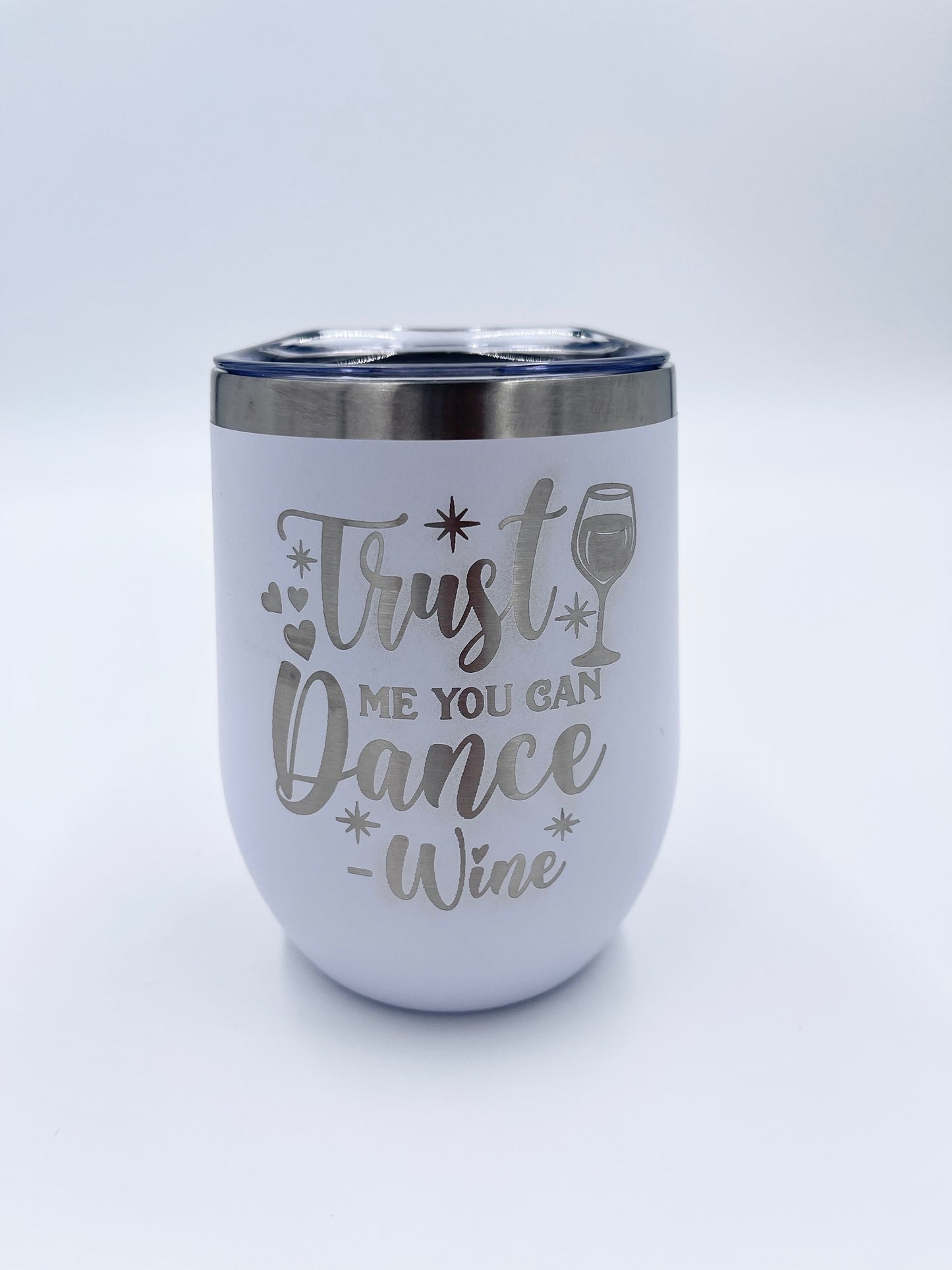 Customizable 12oz Stainless Wine Tumbler