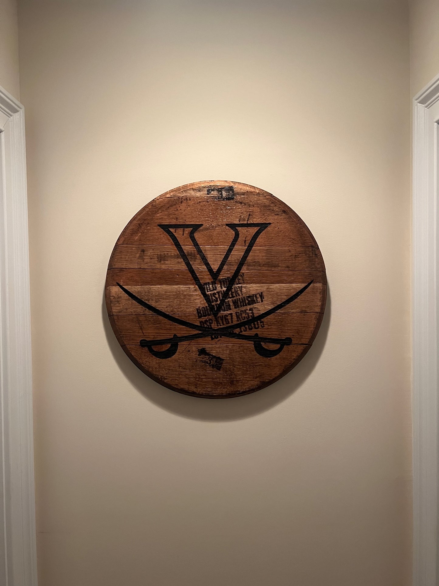 UVA Bourbon Barrel Head