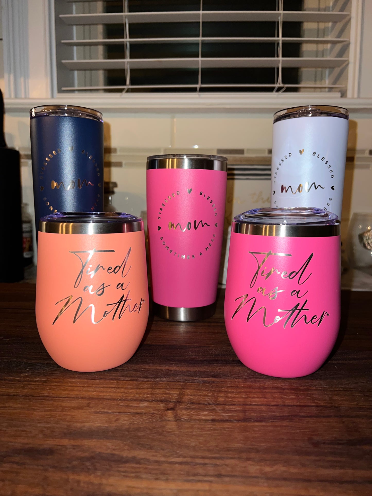Customizable 12oz Stainless Wine Tumbler