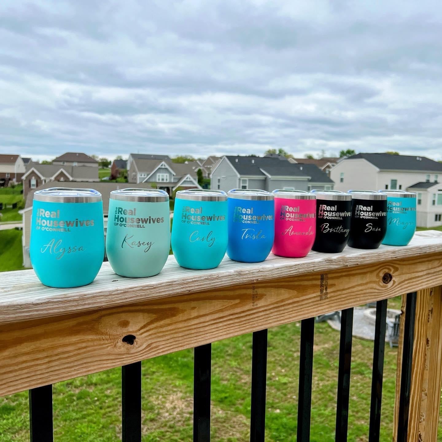 Customizable 12oz Stainless Wine Tumbler
